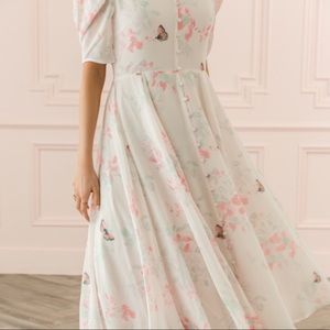 Rachel Parcell Romantic Button Front Dress